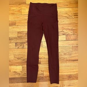 Lululemon Fast and Free Leggings - Cassis size 4 length 25